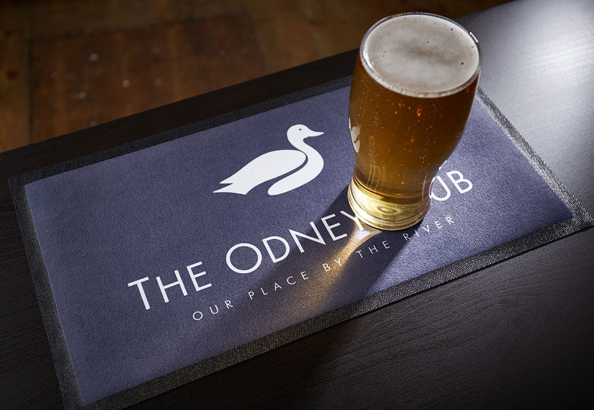 Custom Rubber Backed Bar Runners - Printed wih your own Design or Logo ...