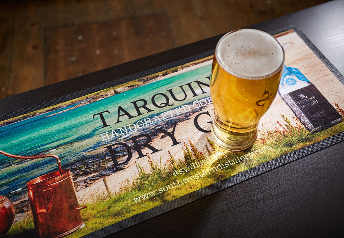 Custom Rubber Backed Bar Runners - Printed wih your own Design or Logo ...